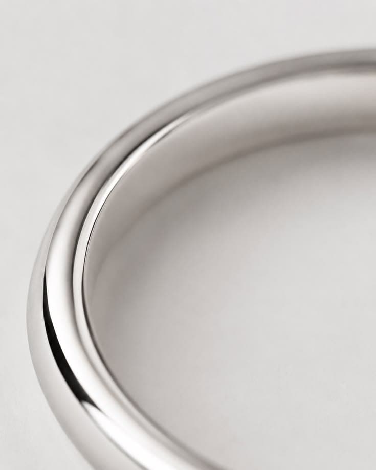 Par de aros Vertente, em close-up
